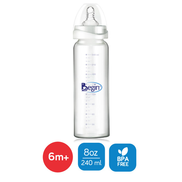 BIBERON BEGIN VIDRIO 8 ONZ