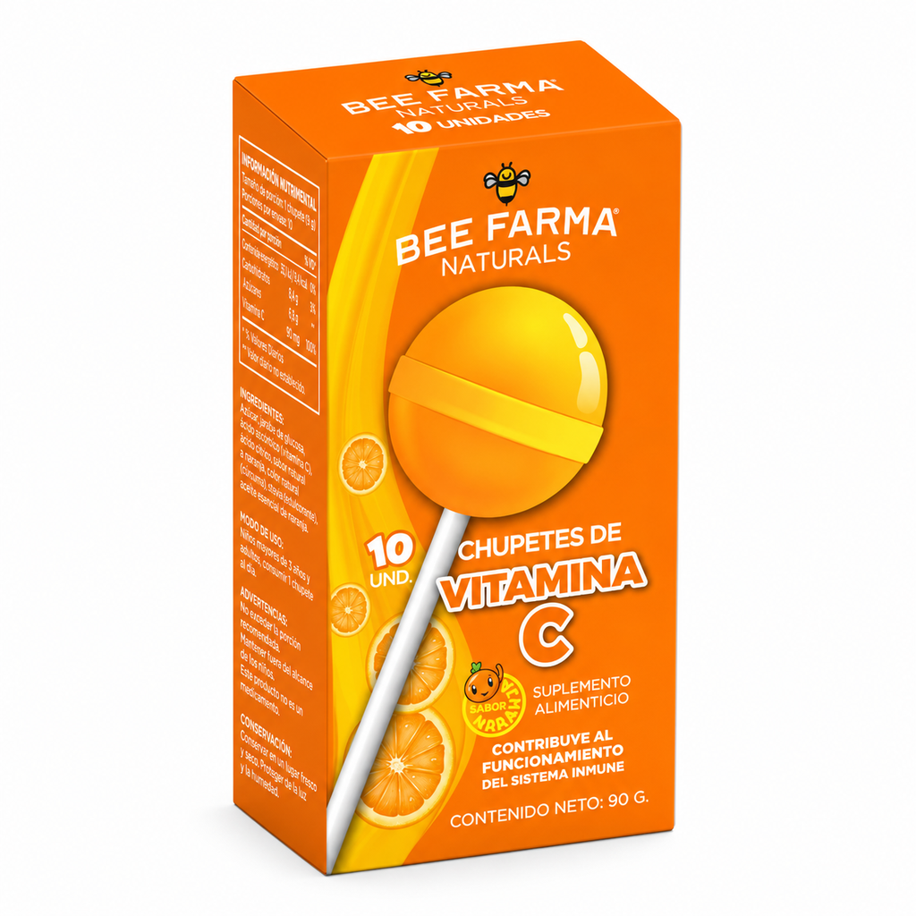 CHUPETES DE VITAMINA C 10UN