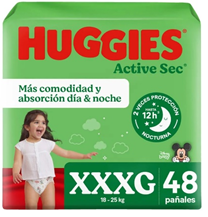 HUGGIES ACTIVE SEC XXXG 48