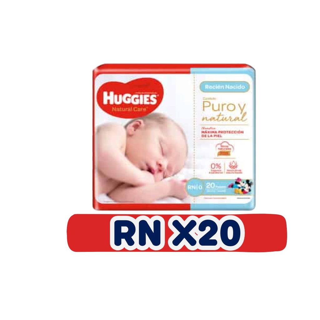 HUGGIES NATURAL CARE RN 20