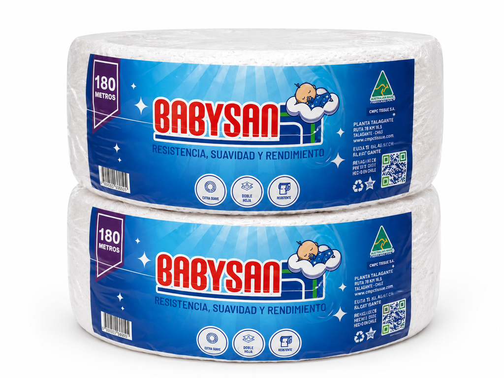 PAPEL HIGIENICO BABYSAN 200M