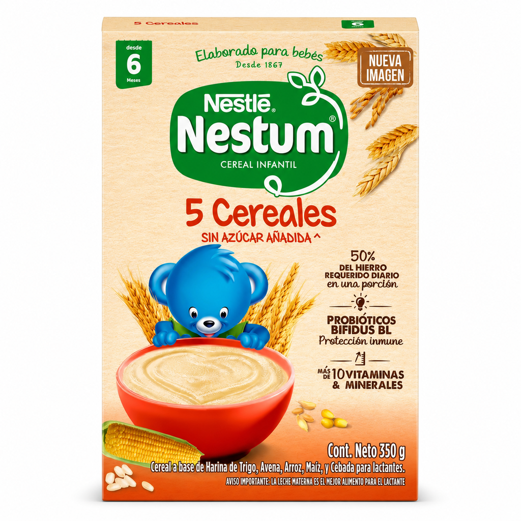 PAPILLA NESTUN 5 CEREALES 