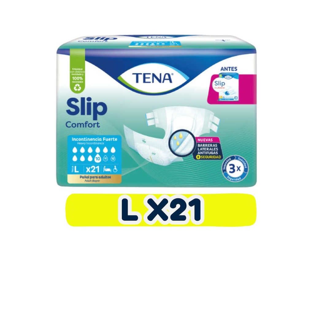PAÑAL ADULTO TENA SLIP COMFORT L 21