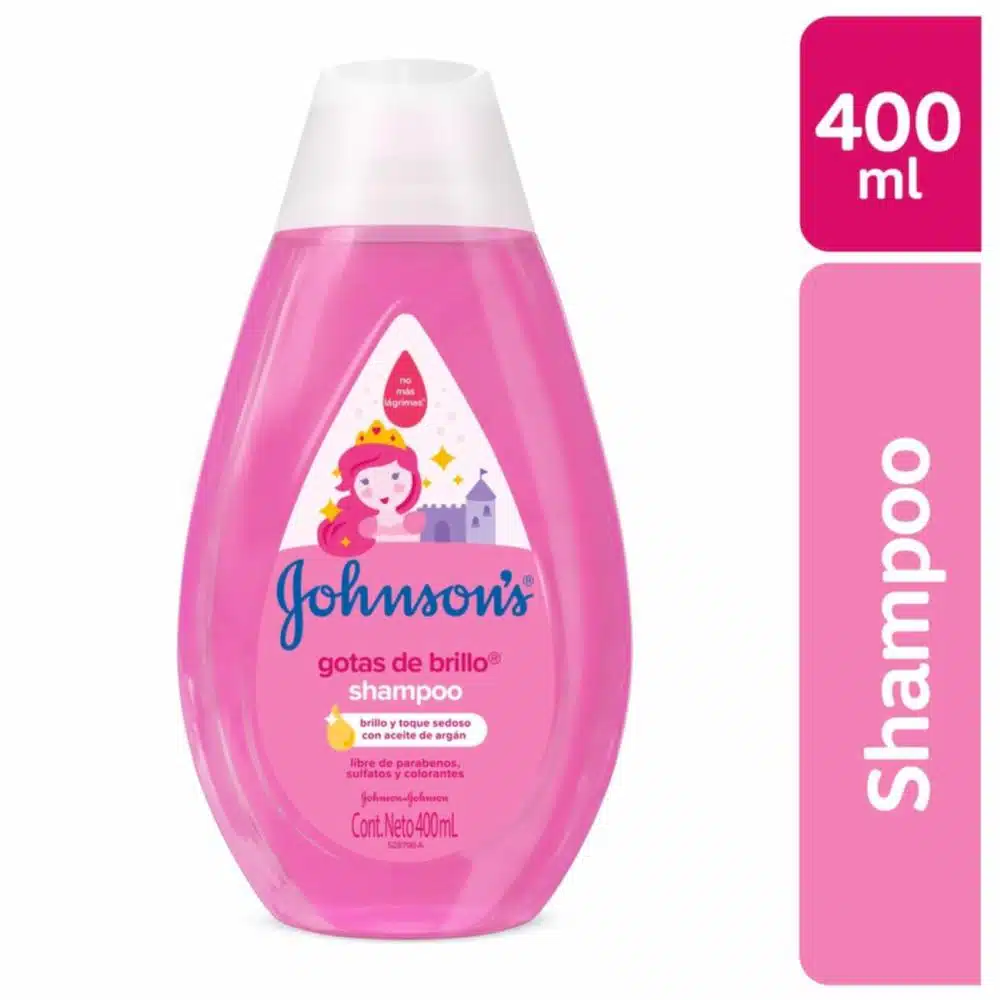 SHAMPOO JOHNSON GOTAS DE BRILLO 400ML