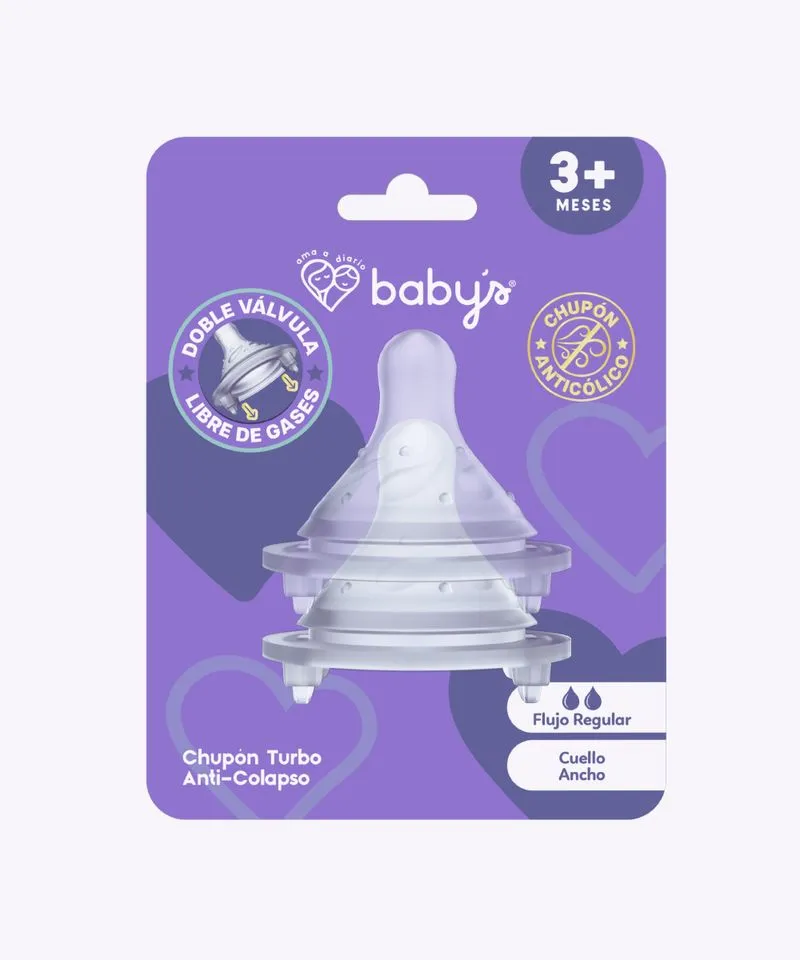 TETINA BABY SILICON TURBO ANTICOLICO