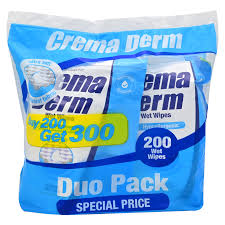 TOALLA HUMEDA CREMA DERM X 200 FUNDA