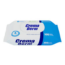 TOALLA HUMEDA CREMA DERM X100 CON TAPA