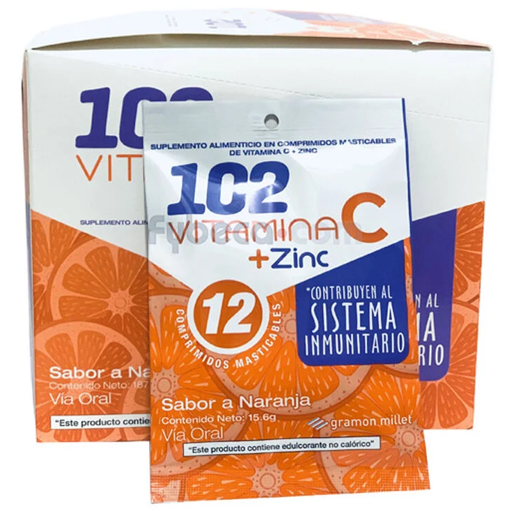 VITAMINA C 102+ ZINC12