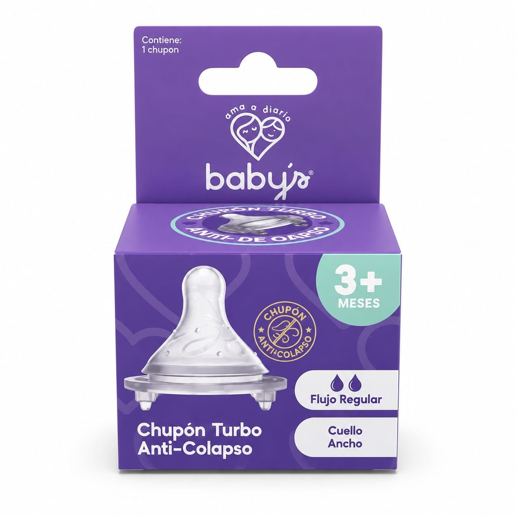 CHUPON SILICON BABY'S +3
