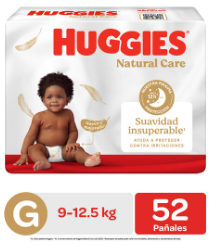 HUGGIES NATURAL CARE G 52