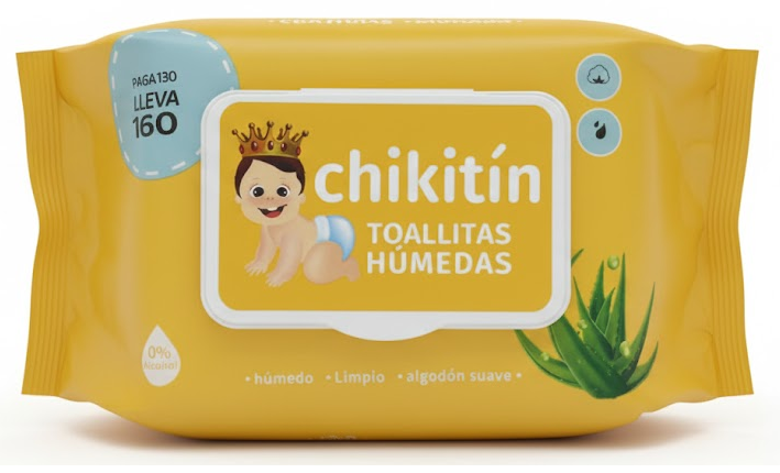 TOALLA HUMEDA CHIKITIN 160 UND