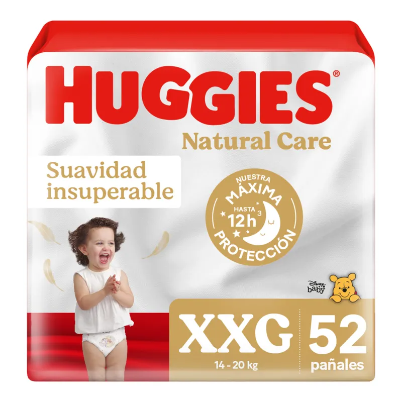 HUGGIES NATURAL CARE XXG 52