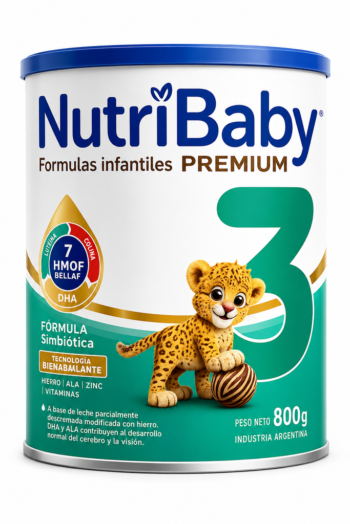 LECHE NUTRIBABY PREMIUM 3 800GR