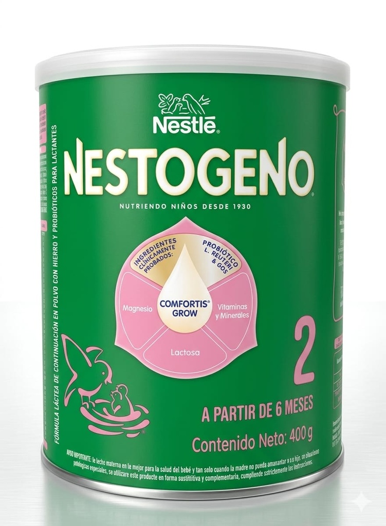 LECHE NESTOGENO 2 COMFORTIS GROW 400GR