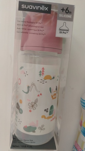 **BIBERON SUAVINEX CORAL 360ML