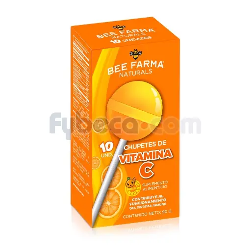 CHUPETES DE VITAMINA C 10UN