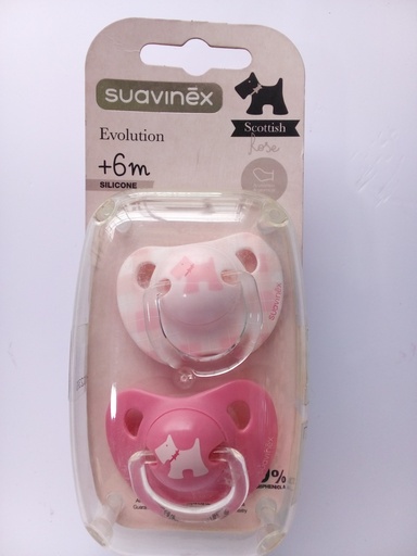 ENTRETENEDOR SUAVINEX  EVOLUTION ROSA +6