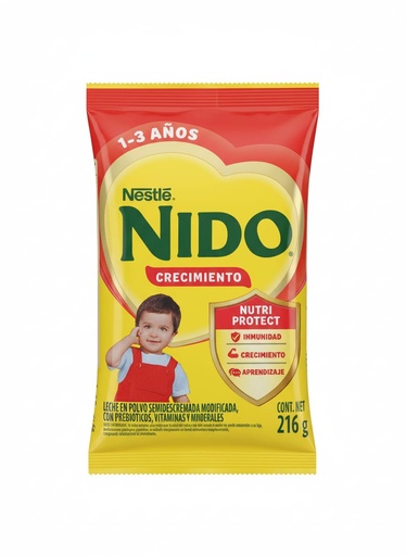 LECHE NIDO +1  FUNDA 216G