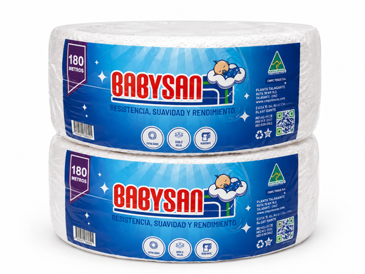 PAPEL HIGIENICO BABYSAN 200M