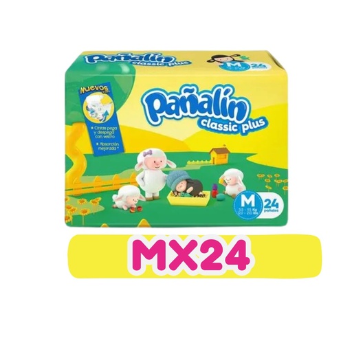 PAÑALIN CLASICO M 24