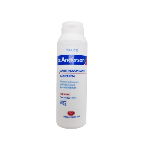 TALCO DEL DR ANDERSON 120G