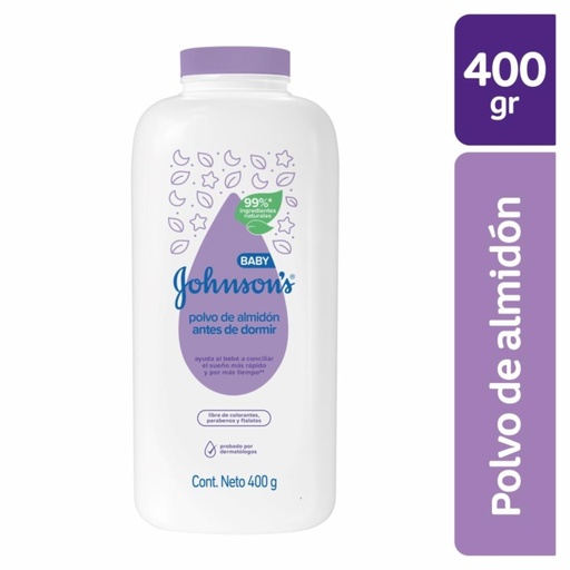 TALCO JOHNSON ANTES DE DORMIR 400G