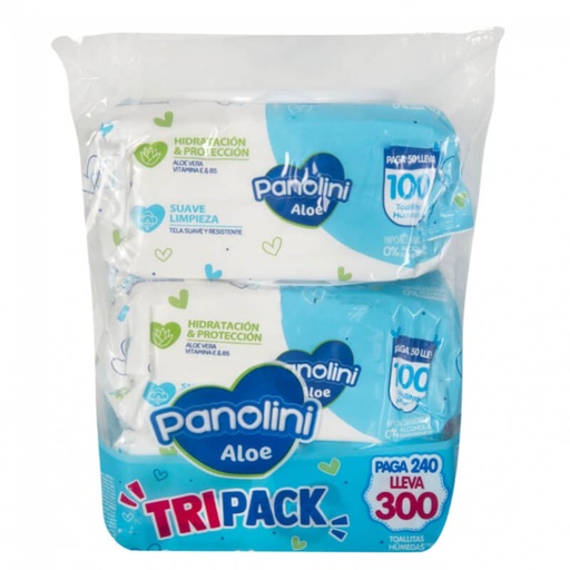 TOALLA HUMEDA PANOLINI 300