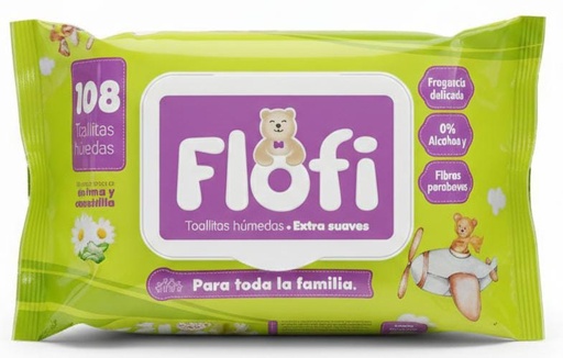 TOALLA HUMEDA FLOFI 108