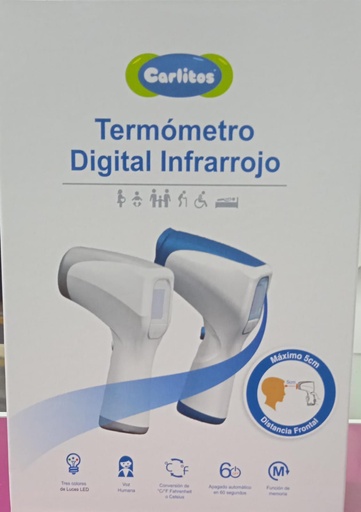 TERMOMETRO CARLITOS DIGITAL INFRARROJO
